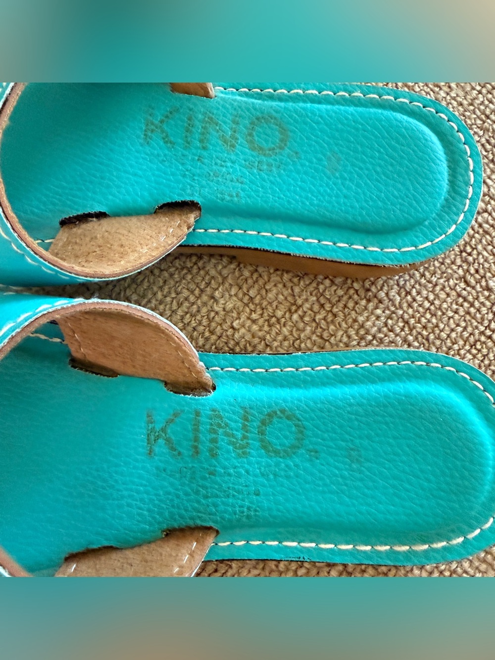 Kino Sandals Lily in Turquoise - Picture 3 of 6